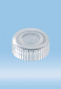 Sarstedt Sterile Screw Caps - CAP, SCREW, O-RING, FLAT, PP, NATURAL, STR - 65.716.725