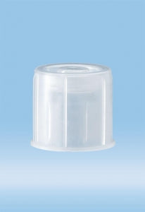 Sarstedt Ventilation Push Caps - CAP, VENTILATION, 2 LEVEL, PE, FOR 16MM TUBE - 65.725