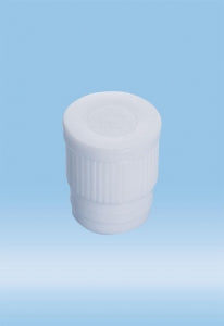 Sarstedt Push Cap - CAP, PUSH, PE, FOR 15.5/16-17MM TUBE, WHITE - 65.793.317