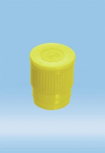 Sarstedt Standard Push Caps - CAP, PUSH, PE, FOR 15.5/16-17MM TUBE, YELLOW - 65.793.514