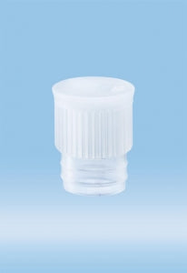 Sarstedt Standard Push Caps - CAP, PUSH, PE, FOR 15.7MM TUBE, WHITE - 65.803.001