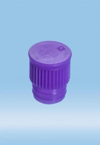 Sarstedt Standard Push Caps - CAP, PUSH, PE, FOR 15.7MM TUBE, VIOLET - 65.803.305