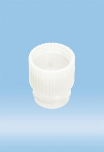 Sarstedt 13mm Push Cap - CAP, PUSH, FOR 13MM TUBE, PE, WHITE - 65.806.312