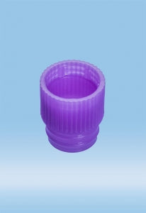 Sarstedt Push Cap - CAP, PUSH, FOR 13MM TUBE, PE, VIOLET - 65.806.511