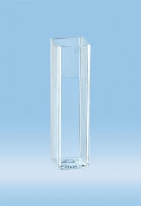 Sarstedt Polystyrene Cuvettes 10 x 10 mm - CUVETTE, PS, SQUARE, 2 OPTICAL SIDE, 4ML, RPK - 67.741