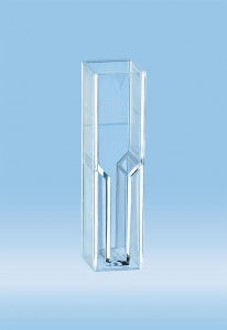 Sarstedt Semi-Micro Cuvettes - CUVETTE, SEMI MICRO, PS, 1.6ML, 500/BAG - 67.746