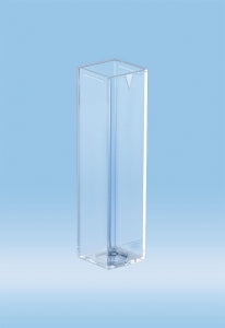 Sarstedt Cuvettes for Fluorescence Measurement - CUVETTE, PS, SQR, 4 OPTICAL SIDE, 4ML, RPK - 67.754