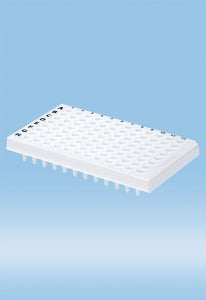 Sarstedt White Multiply PCR Plate - PCR PLATE, 0.2ML 96 WELL, HALF SKIRT, WHITE - 72.1979.132