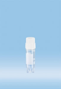 Sarstedt Sterile CryoPure Polypropylene Tubes with Screw Caps - TUBE, CRYOPURE, 2ML, EXT THREAD, WHITE CAP - 72.379