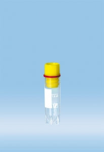 Sarstedt Sterile CryoPure Polypropylene Tubes with Screw Caps - TUBE, CRYOPURE, 2ML, INT THREAD, YELLOW CAP - 72.380.004