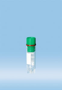 Sarstedt Sterile CryoPure Polypropylene Tubes with Screw Caps - TUBE, CRYOPURE, 2ML, INT THREAD, GREEN CAP - 72.380.005