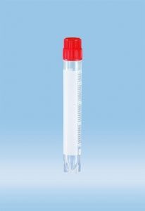 Sarstedt Sterile CryoPure Polypropylene Tubes with Screw Caps - TUBE, CRYOPURE, 5ML, EXT THREAD, RED CAP - 72.383.002