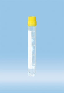 Sarstedt Sterile CryoPure Polypropylene Tubes with Screw Caps - TUBE, CRYOPURE, 5ML, EXT THREAD, YELLOW CAP - 72.383.004