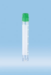 Sarstedt Sterile CryoPure Polypropylene Tubes with Screw Caps - TUBE, CRYOPURE, 5ML, EXT THREAD, GREEN CAP - 72.383.005