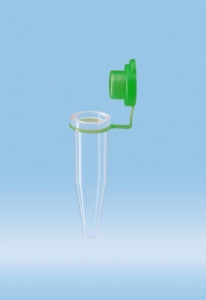 Sarstedt Reaction Microtubes WithCap - MICRO TUBE, 1.5ML, PP, CONICAL, GRN LOOP CAP - 72.688.002