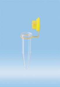 Sarstedt Reaction Microtubes WithCap - MICRO TUBE, 1.5ML, PP, CONICAL, YEL LOOP CAP - 72.688.004