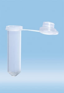 Sarstedt 2ml Microtube with LDPE Push Cap - MICRO TUBE, 2ML, PP, CONICAL, NEUT LOOP CAP - 72.689