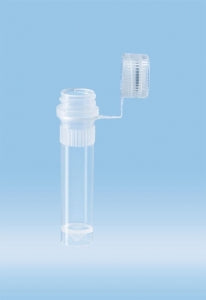 Sarstedt Type I Micro Tubes - Polypropylene Microtube, Conical / Skirt Base with Looped Screw Cap, 2 mL - 72.694.100