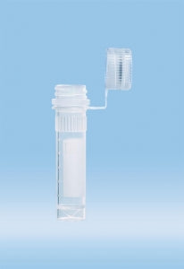 Sarstedt Conical Skirted PP Tubes With Screw Cap - Conical Skirted Microtube with Loop Screw Cap, 2 mL - 72.694.107