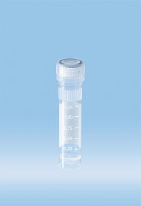 Sarstedt Conical SkirtedPP Tubes Without Cap - Micro Tube with Screw Cap, 2 mL, Polypropylene, Conical Base with Skirted Base, Graduations and Writing Block, Knurled - 72.694.406