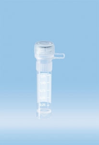 Sarstedt Conical SkirtedPP Tubes Without Cap - Micro Tube with Screw Cap, 2 mL, Polypropylene, Conical Base with Skirted Base, Graduations and Writing Block, PCR Performance Tested, LP - 72.694.416