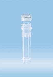 Sarstedt Conical SkirtedPP Tubes Without Cap - Micro Tube with Screw Cap, 2 mL, Polypropylene, Conical Base with Skirted Base - 72.694