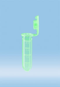 Sarstedt 2ml Safe Seal MicroTube - MICRO TUBE, 2ML, PP, SAFESEAL, GREEN, 250/BG - 72.695.005