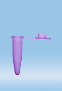 Sarstedt Microtubes WithCap - MICRO TUBE, 0.5ML, PP, FLAT CAP, PURPLE - 72.699.005