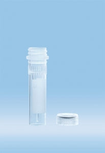 Sarstedt Conical Skirted Base Tube With Screw Cap - CAP, SCREW, 0.5ML, MICRO TUBE, CONICAL BASE - 72.730.007