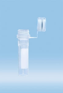 Sarstedt Type A 0.5ml Micro Tubes - Polypropylene Microtube with Looped Screw Cap and Conical / Skirt Base with Writing Block, 0.5 mL - 72.730.107