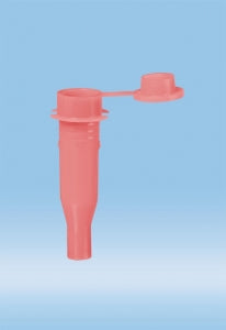 Sarstedt Sample Cups for Cobas System - CUP, SAMPLE, 0.6ML, CONICAL, COBAS BIO, RED - 73.910.001