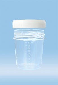 Sarstedt Inc Urine and Sputum Containers with Screw Caps - CUP, SC, URINE, 57X76MM, 100ML - 75.562.300