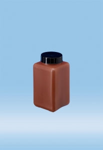 Sarstedt Container with Black Screw Cap - CONTAINER, URINE, 0.5L, PE, SC, BROWN - 77.582