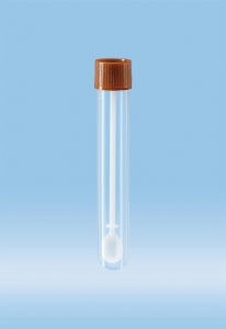 Sarstedt Faeces Container With Screw Cap - TUBE, FAECES, 101X16.5MM, PP, RB, SC, SPOON, NS - 80.623.111