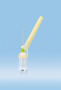 Sarstedt S-Monovette Safety Needles with Yellow Color Code - NEEDLE, SAFETY, 20GX1", YELLOW, MEMBRANE SC - 85.1372.200