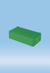 Sarstedt Polypropylene S-Monovette D13 Rack - RACK, FOR 13MM S-MONOVETTE, GREEN - 93.853.133