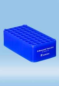 Sarstedt Polypropylene S-Monovette D12 Rack - RACK, 8.5-11.5MM S-MONOVETTE, BLUE - 93.854.124