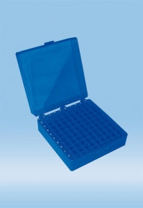 Sarstedt PP Storage Box with Hinge Lid - BOX, HINGE LID, PP, 100 MICRO TUBE, MIX COL - 93.877.999