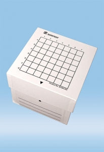 Sarstedt Laminated Storage Box - BOX, CARDBRD, LAMINATD, 49 TUBE, 5X5X4, 10/PK - 95.064.949