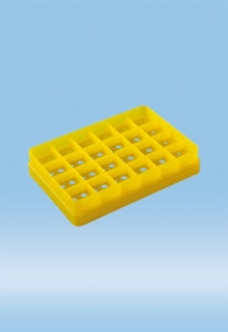 Sarstedt Empty Pipette Tip Reloading Trays - TRAY, EMPTY, F / TIPS A, C, F, PP, YELLOW - 95.1760.011