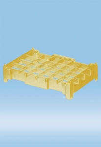 Sarstedt PCR Work Tray - RACK SYS, SUPPORT BASE & PCR TRAY, YELLOW - 95.988.004