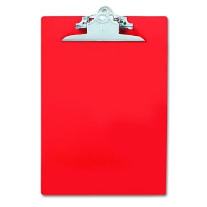 Saunders Recycled Plastic Clipboards - Red Recycled Clipboard - 21601