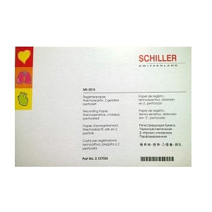 Schiller America EKG Paper for Schiller Cardiovit MS-2015 - Shiller Cardiovit MS-2015 EKG Paper, Z-Fold, Thermosensitive - 2.157036