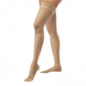 BSN Medical UltraSheer Thigh-High Support Stockings - JOBST Suntan Thigh-High Compression Stocking wih Closed Toe, 30-40 mmHg, Size XL - 122335