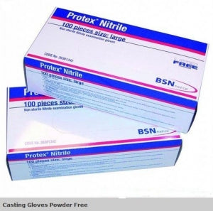 BSN Medical Purple Nitrile Casting Gloves - GLOVES, CASTING, CLEAR, PWDR FREE, SMALL - 15-9501