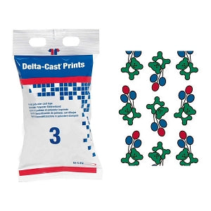 BSN Medical Delta-Cast Prints Cast Tapes - Delta-Cast Casting Tape, Teddy Bears, 2" x 4 yd. - 7227305