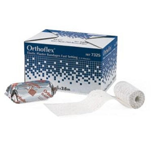 BSN Medical OrthoFlex Elastic Plaster of Paris Bandages - OrthoFlex Elastic Plaster Roll, 4" x 4 yd. - 7324