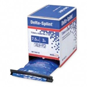 BSN Medical Delta-Splint Fiberglass Roll Form Splint Systems - Delta Padded Roll Form Splint System, 3" x 15', White - 7342701