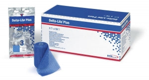 BSN Medical Delta-Cast Elite Polyester Cast Tapes - Delta Polyester Cast Tape, Light Blue 4" x 4 Yd. - 7345302