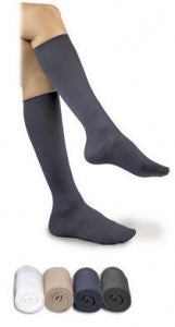 FLA Orthopedics Women's 15-20 mm Hg Dress Socks - Women's Dress Knee Socks, Black, Size M, 15-20 mmHg - H2662